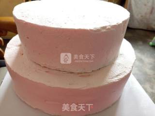 双层生日蛋糕的做法步骤：13