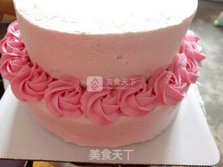 双层生日蛋糕的做法步骤：14