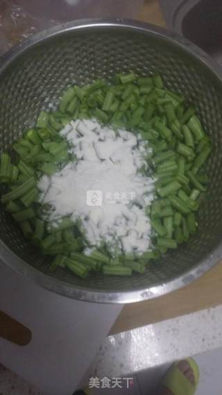 豆角麦饭的做法步骤：3