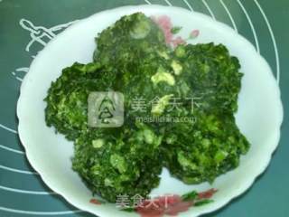 蒸茼蒿丸子的做法步骤：12