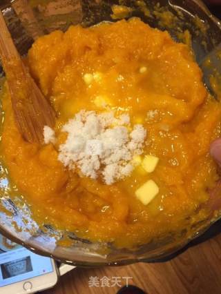 南瓜芝麻饼的做法步骤：3