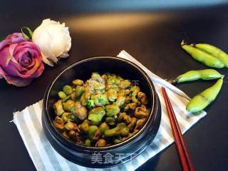 石锅蚕豆的做法步骤：12