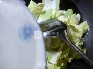 鹅肉炒白菜的做法步骤：4