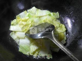 鹅肉炒白菜的做法步骤：5