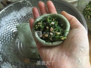 马兰头青团的做法步骤：10