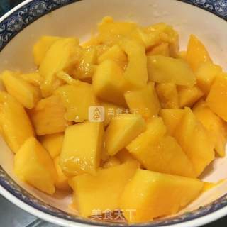 芒果椰汁西米露的做法步骤：4