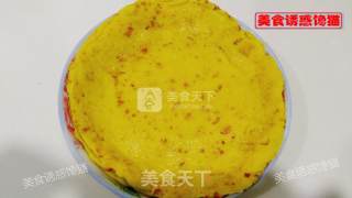 南瓜鸡蛋火腿煎饼的做法步骤：7