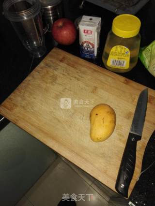 芒果奶昔的做法步骤：1