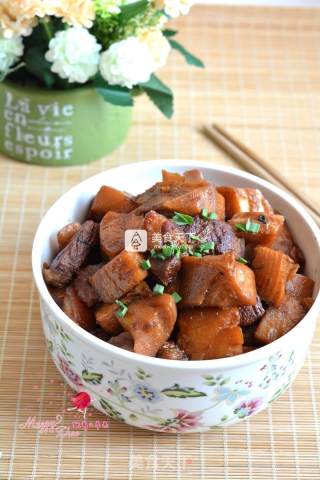 五花肉烧春笋的做法步骤：15