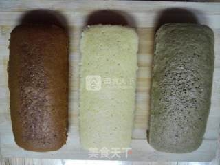 三色马拉糕（中式蛋糕）的做法步骤：15