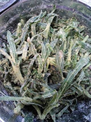 蒸面条菜的做法步骤：4
