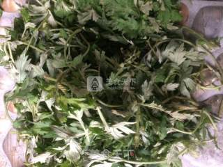 艾叶糍粑的做法步骤：1