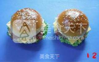 【学生汉堡】--- 给俩辛苦求学的孩子们一份能量的早餐主食的做法步骤：12