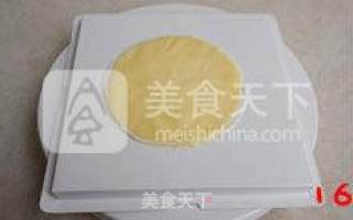 【芒果可丽】--- 没有烤箱也能制作甜蜜的蛋糕的做法步骤：16