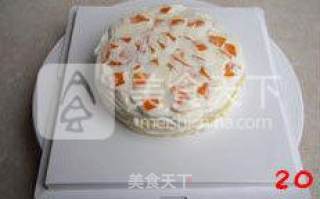 【芒果可丽】--- 没有烤箱也能制作甜蜜的蛋糕的做法步骤：20