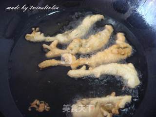 炸香椿鱼的做法步骤：5