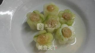 冬瓜蒸瑶柱的做法步骤：1