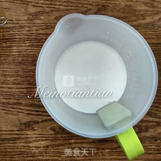 抹茶布丁的做法步骤：2