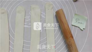简易版椒盐小千层（手抓饼）的做法步骤：3