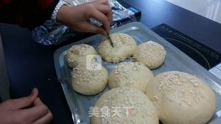 燕麦低糖面包的做法步骤：11