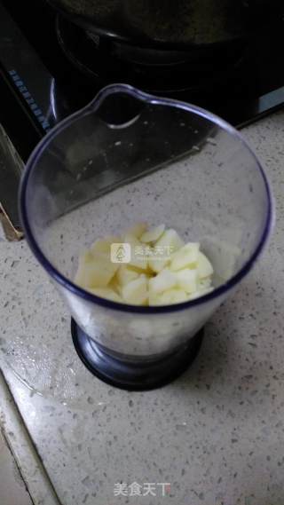 咸香土豆泥的做法步骤：4