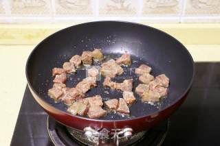 彩椒牛肉粒的做法步骤：7