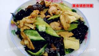 杂素炒肉片的做法步骤：7