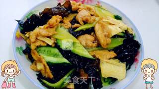 杂素炒肉片的做法步骤：8