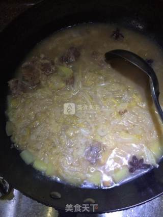 浓香脊骨烩酸菜的做法步骤：10