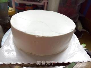 糯米纸转印蛋糕的做法步骤：8