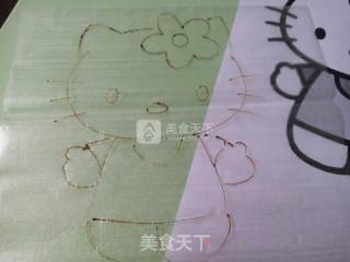 糯米纸转印蛋糕的做法步骤：10