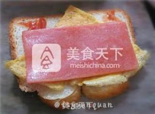 鸡肉蔬菜三明治的做法步骤：11