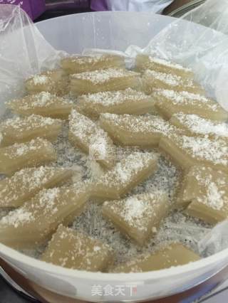 椰汁千层马蹄糕的做法步骤：8