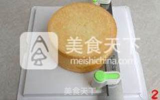 缤纷水果蛋糕的做法步骤：2