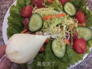 蔬菜沙拉的做法步骤：3