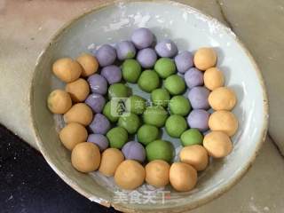 彩色元宵的做法步骤：5
