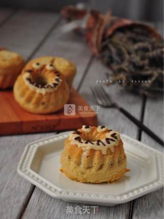 艾草味小戚风的做法步骤：14