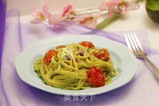 牛油果意面的做法步骤：19