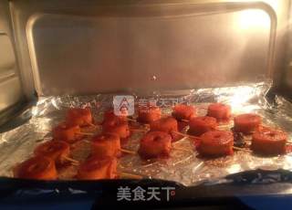 叉烧豆皮卷的做法步骤：7