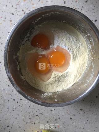 香菜玉米饼的做法步骤：3