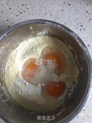 香菜玉米饼的做法步骤：4