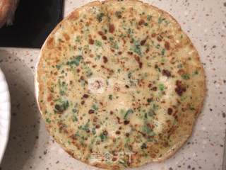 香菜玉米饼的做法步骤：7