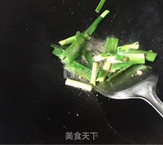 花菜炒瘦肉的做法步骤：8