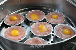 鹌鹑蛋蒸肉饼——蒸出来的鲜美滋味的做法步骤：8