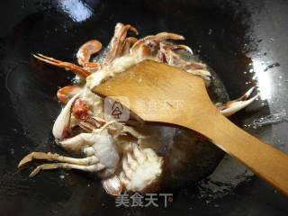 雷笋炒花蟹的做法步骤：7