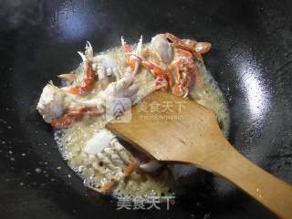 雷笋炒花蟹的做法步骤：8