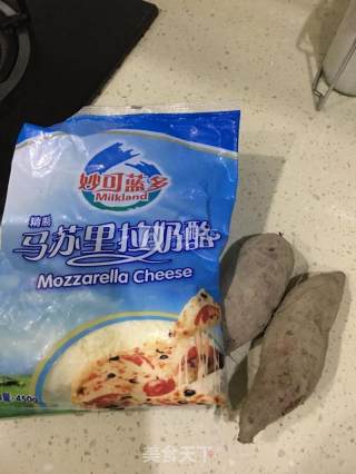 芝士焗紫薯的做法步骤：1