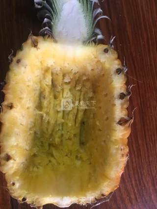 菠萝饭的做法步骤：2