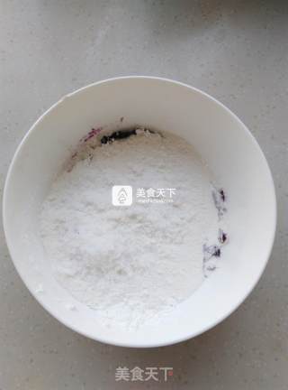 紫薯松糕的做法步骤：2