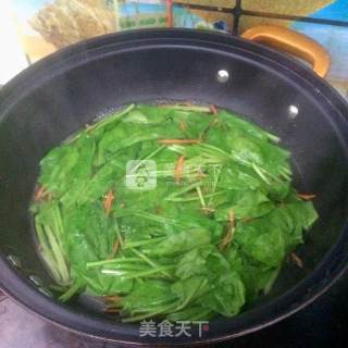 果仁菠菜的做法步骤：4